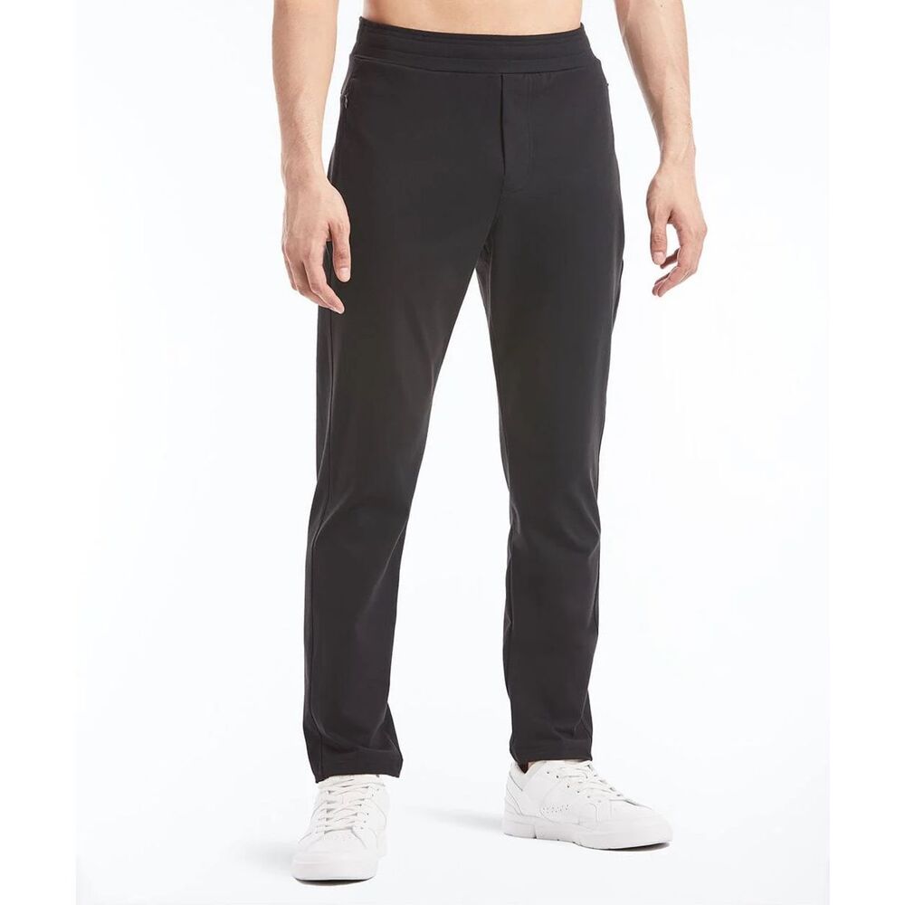 Public Rec Gamechanger Pants Men 30 x 28 Black Taper Stretch Jogger Sweatpants